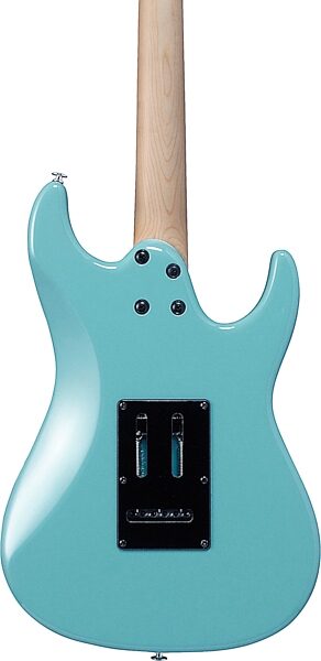 Ibanez AZ Essentials Electric Guitar, Left-Handed, Purist Blue, Action Position Back
