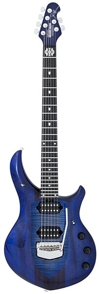 Ernie Ball Music Man Monarchy Majesty Electric Guitar (with Case), Imperial Blue