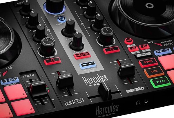 Hercules DJControl Inpulse 200 Mk2 DJ Controller, New, Action Position Back