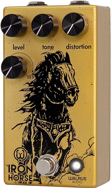 Walrus Audio Iron Horse V3 Distortion Pedal, New, Action Position Back