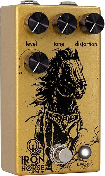 Walrus Audio Iron Horse V3 Distortion Pedal, Blemished, Action Position Back
