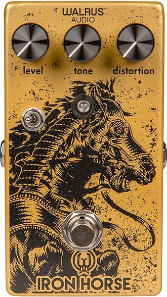 Walrus Audio Iron Horse V2 Distortion Pedal, Action Position Front