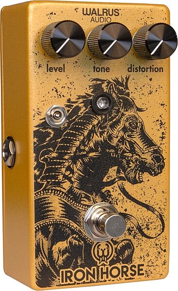 Walrus Audio Iron Horse V2 Distortion Pedal, Action Position Side