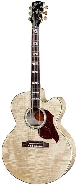 Gibson J-185 EC Blues King Electro Jumbo Cutaway Acoustic-Electric Guitar (with Case), Main