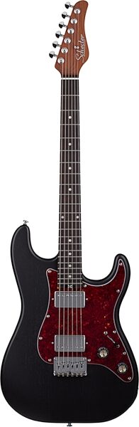 Schecter Jack Fowler Traditional Hardtail Electric Guitar, Black Pearl, Open Box (Good), Action Position Back
