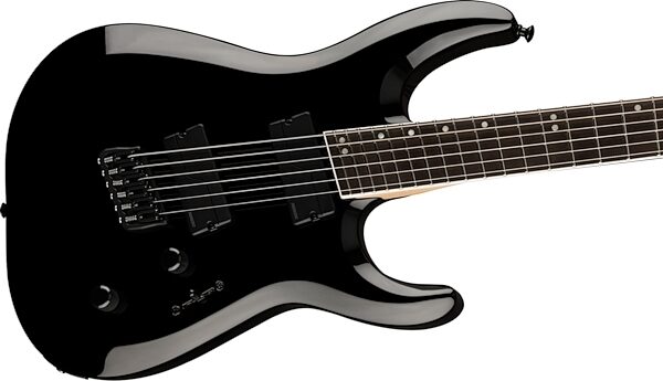 Jackson Pro Plus DK Modern MDK HT6 Electric Guitar (with Gig Bag), Gloss Black, Action Position Back
