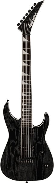 Jackson Pro Jeff Loomis Soloist SL7 HT Electric Guitar, 7-String, Black Ash, Action Position Front