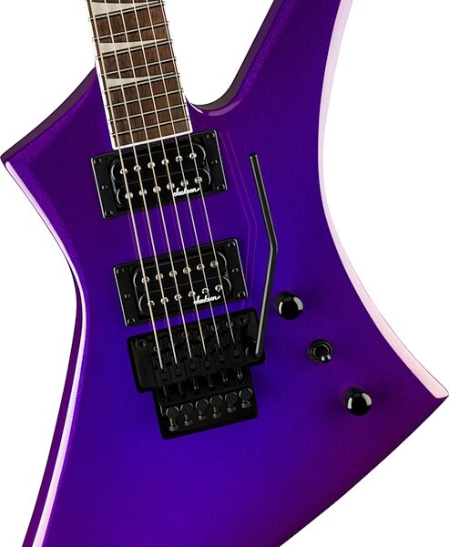 Jackson X Series Kelly KEX Electric Guitar, Laurel Fingerboard, Deep Purple Metallic, Action Position Back