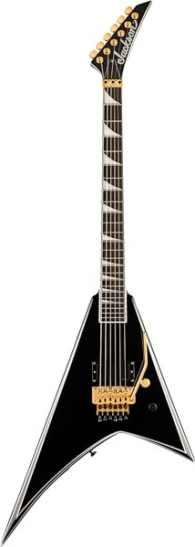 Jackson Limited Edition Concept Series Rhodes RR24 Electric Guitar (with Case), Black White PinStripe, Action Position Back