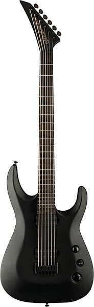Jackson Limited Edition PP XT Soloist SLAT HT6 Baritone Electric Guitar (with Gig Bag), Black, Action Position Back
