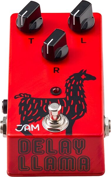 JAM Pedals Delay Llama Pedal, Action Position Back