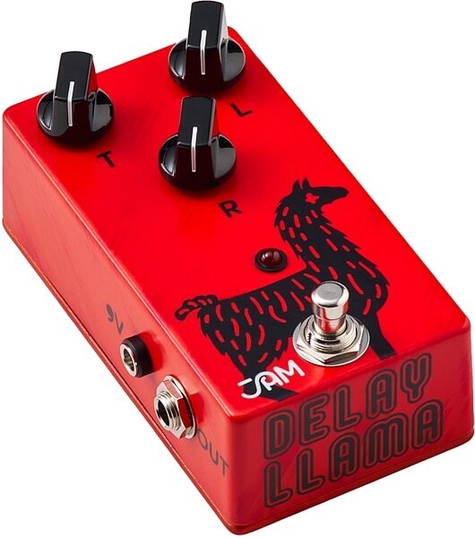 JAM Pedals Delay Llama Pedal, Action Position Side