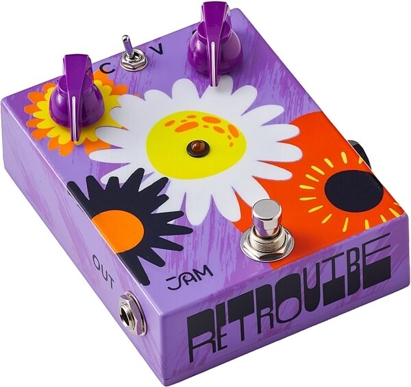 JAM Pedals RetroVibe Vibe and Chorus Pedal, New, Action Position Side