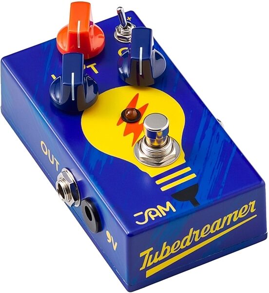 JAM Pedals Tubedreamer Overdrive Pedal, Action Position Back