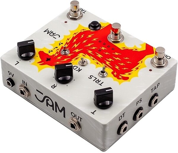 JAM Pedals Delay Llama Xtreme Pedal, Action Position Side
