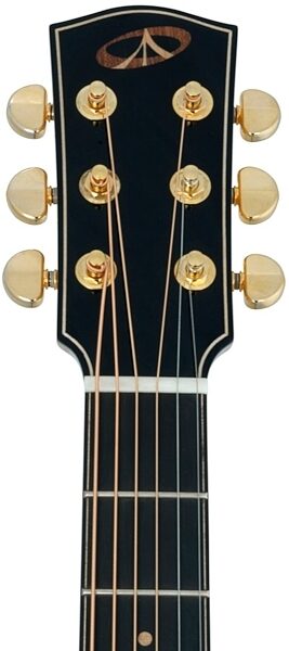 Bedell JBCE-52-G Perform Plus Jumbo Acoustic-Electric Guitar (with Gig Bag), Headstock Front