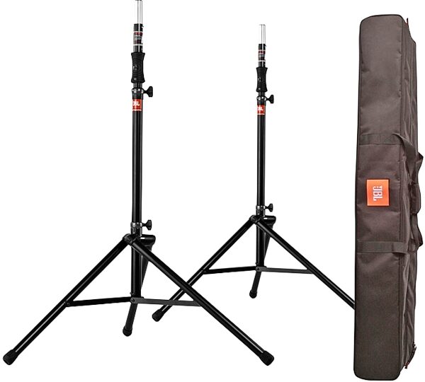 JBL TRIPOD-GA Gas Assist Adjustable Speaker Stand, Pair, with JBL Bags JBL-SS2/SS4-BAG Stand Bag, jbl