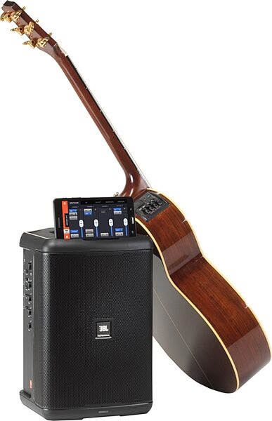 JBL EON One Compact Rechargeable PA System, New, With Tablet and Guitar