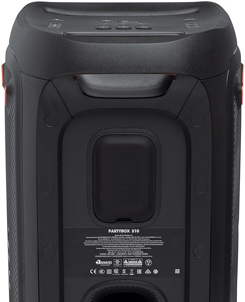 JBL PartyBox 310 Bluetooth Portable Powered PA Speaker (240 Watts), New, Rear Panel Cover