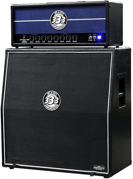 Jet City JCA10048HS Guitar Amplifier Half Stack with JCA100H Head and JCA48S Cabinet, Angle