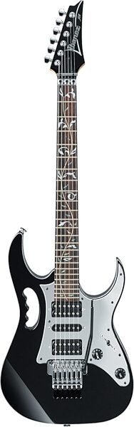 Ibanez JEM77V Steve Vai Electric Guitar (with Case), Black