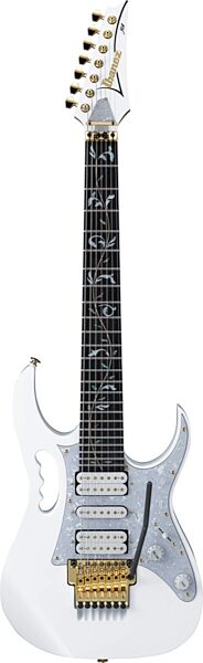 Ibanez JEM7V7 Steve Vai Jem Electric Guitar, 7-String with Case, White