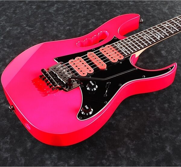 Ibanez Steve Vai JEM Junior SP Electric Guitar, Pink, View