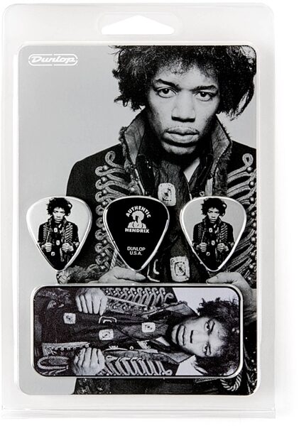 Dunlop JHCT14H Jimi Hendrix Collector Pick Tin, New, Alt