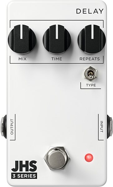 JHS 3 Series Delay Pedal, New, Action Position Back