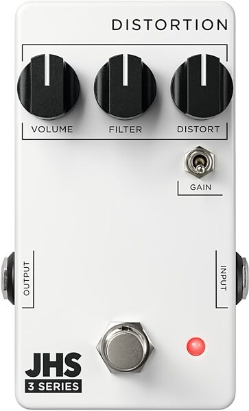 JHS 3 Series Distortion Pedal, New, Action Position Back