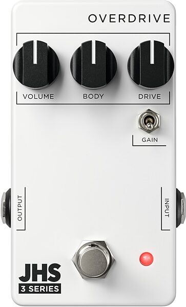JHS 3 Series Overdrive Pedal, New, Action Position Back