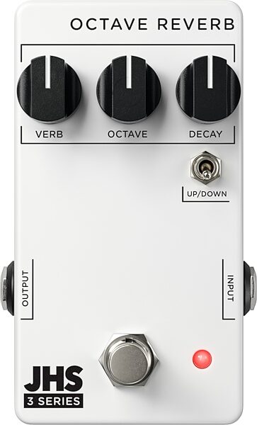JHS 3 Series Octave Reverb Pedal, New, Action Position Back
