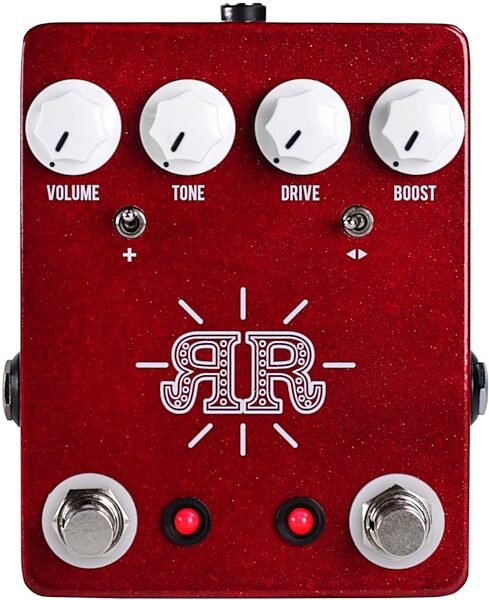 JHS Ruby Red Overdrive Fuzz Boost Pedal, Main