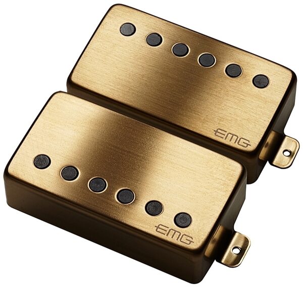 EMG JH Set Custom James Hetfield Signature Pickup Set, Brushed Gold, Main
