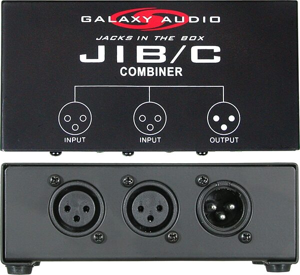 Galaxy Audio JIB/C XLR Combiner, Action Position Side