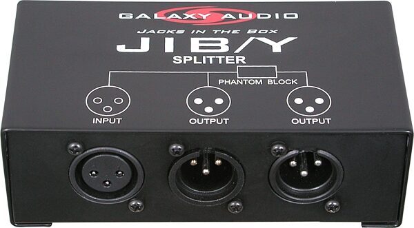 Galaxy Audio JIB/Y 3-Way XLR Splitter, Action Position Front