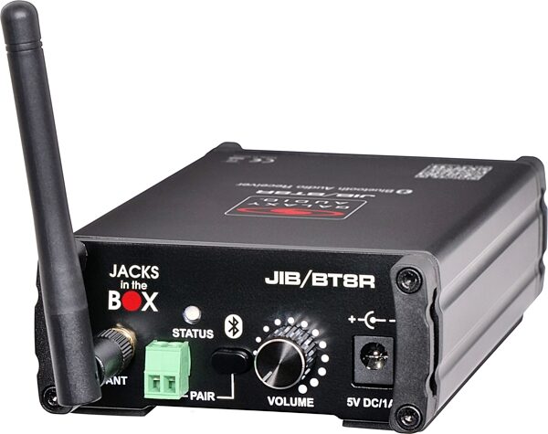 Galaxy Audio JIB/BT8R Stereo Bluetooth Receiver, Action Position Front