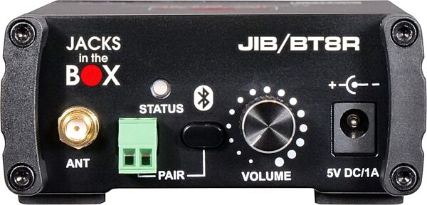 Galaxy Audio JIB/BT8R Stereo Bluetooth Receiver, Action Position Front