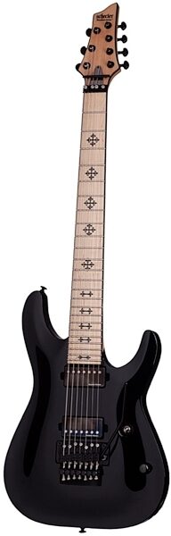 Schecter JL-7 FR Jeff Loomis Signature Electric Guitar, 7-String, Gloss Black