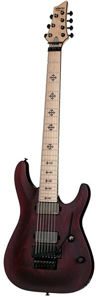 Schecter Jeff Loomis JL7FR Electric Guitar with Floyd Rose Tremolo, Vampyre Red Stain