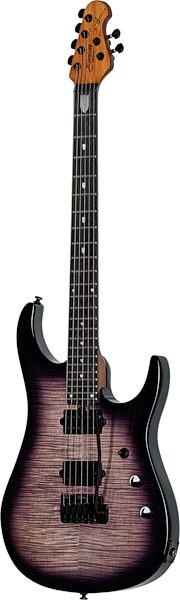 Sterling by Music Man John Petrucci JP150D FM Electric Guitar (with Gig Bag), Purple, Scratch and Dent, Action Position Back
