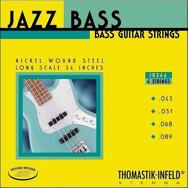 Thomastik-Infeld JR344 Jazz Round Wound Electric Bass Strings, 43-89, Main