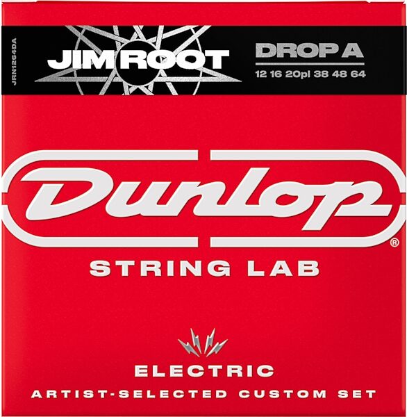 Dunlop Jim Root Guitar Strings, Drop A, Action Position Back