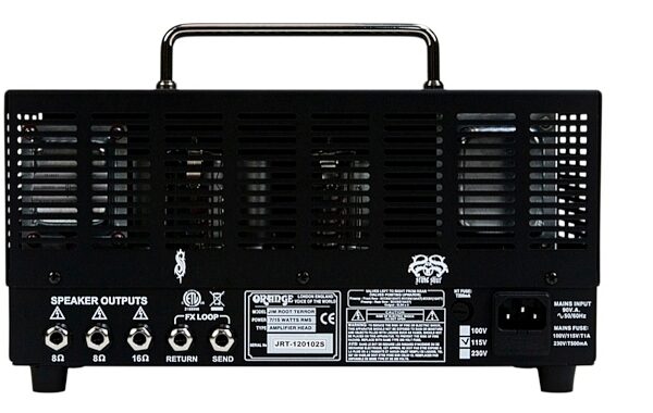 Orange Signature #4 Jim Root Terror Guitar Amplifier Head (15 Watts), Back