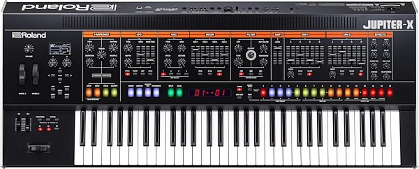 Roland Jupiter-X Keyboard Synthesizer, 61-Key, New, Action Position Front