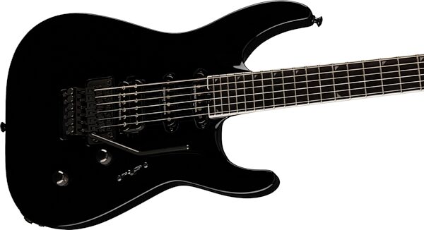 Jackson Pro Plus Series Soloist SLA3 Electric Guitar, Deep Black, USED, Blemished, Action Position Back