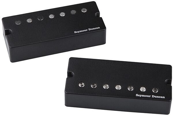 Seymour Duncan Jeff Loomis Active Electric Guitar Pickup, for 7-String, Black, Set, Black Set