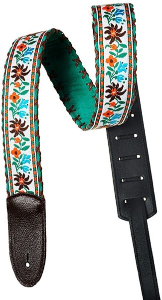 Jodi Head Brocade Hand-Laced Strap, Pierpont, Action Position Back