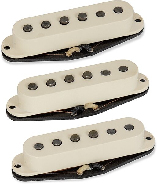 Seymour Duncan '63 Cradle Rock Strat Guitar Pickup Set, New, Action Position Front