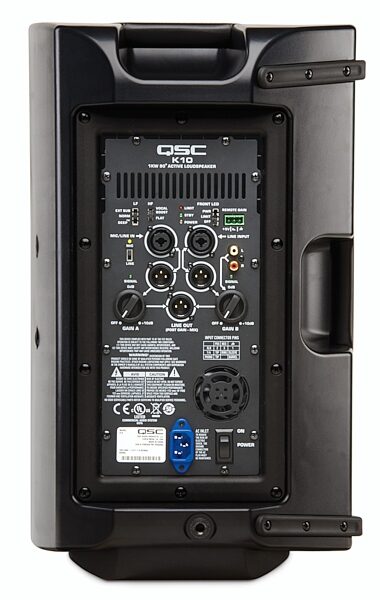 QSC K10 2-Way Powered Speaker (1000 Watts, 1x10"), Rear